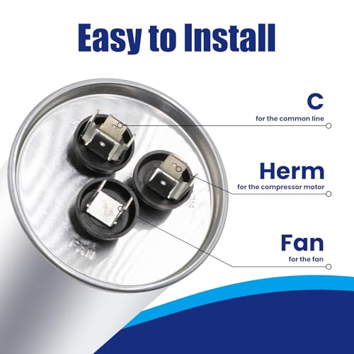 SUREPHON 30+5 uF 30/5 MFD ±5% 370V/440VAC Dual Run Start Capacitor CBB65B Works for AC Unit Fan Motor Start or Heat Pump or Condenser Straight Cool - Thumbnail 4