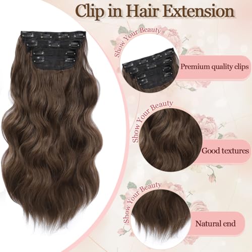 Extensions de cheveux à clipser brune pour réparer une coupe ratée - 4