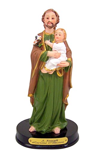 Kit para el hogar con estatua de San José de resina 13 cm miniatura 2