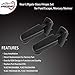 Rear Window Hinge Set Liftgate Glass Hinge Right & Left | for 2001-2007 Ford Escape 2005-2007 Mercury Mariner | #YL8Z78420A68BA, YL8Z78420A69BA, YL8Z-78420A68-BA, YL8Z-78420A69-BA
