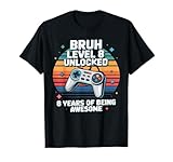 Photo Gallery 8 anno vecchio ragazza 8yr videogioco livello 8 sbloccato compleanno maglietta Photo Gallery 8 anno vecchio ragazza 8yr videogioco livello 8 sbloccato compleanno maglietta