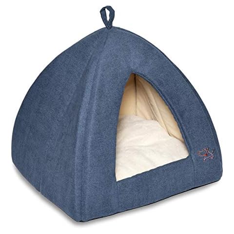 Pet Tent-Soft Bed for Dog and Cat by Best Pet Supplies - Navy, 19" x 19" x H:19" Cover