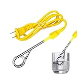 220V 600W Boiling Water Heating Tube, Mini Immersion Heater Portable Water Heater Electric Heating Stick for Hot Coffee Tea Cocoa Milk Hot Chocolate Resists Rust and High Temperatur for Camping Travel