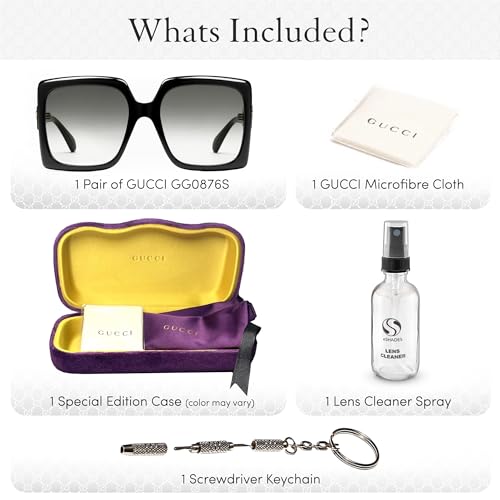 Gucci GG0876S Designer Sunglasses with Premium eSHADES Kit - Epitome of Luxury and Style3