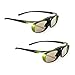 2X Hi-Shock DLP Pro Lime Heaven | DLP Link 3D Aktive Brille für 3D DLP Beamer von Acer, BenQ, Optoma, Viewsonic | kompatibel mit PPA5610 / E4W [96-200 Hz | Akku | 32g | wiederaufladbar]