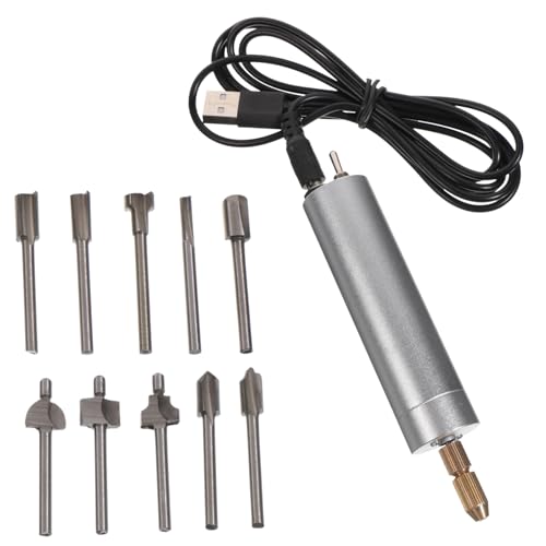 IWOWHERO Jewelry Drilling Tool Set Mini Electric Drill Low Speed Power Drill for Craft Projects