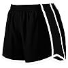 Augusta Sportswear Women's Standard Junior Fit Pulse Team Short, Black/Black/White, Medium