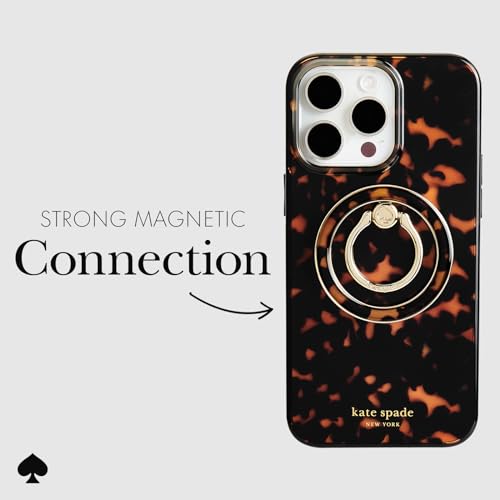 kate spade new york Magnetic Phone Ring Grip with Stand - Tortoiseshell - image 5