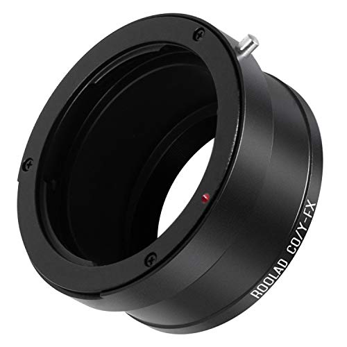 Roolad CY-FX Adaptateur CONTAX D28 D35 D21 Planar 85 mm/f1.4T Yashica ML 50 1.4 Transfert vers Fujiflim X-Mount Camera X-E1 x-a20 x-pro3 Cover