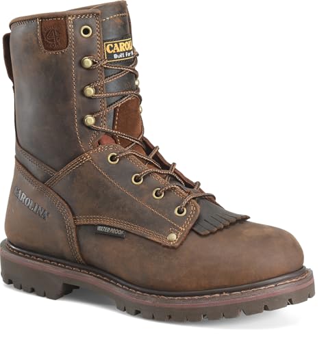 Image of Carolina 28 Series Soft Toe Waterproof Work Boots for Men - Electrical Hazard Safety Boots for Men - Removable AG7 Footbed for All-Day Comfort in Work Footwear