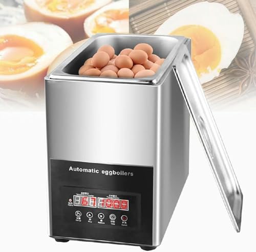 UWYTGF 9L Egg Boiler Commercial Hot Spring Egg Boiler,800W Automatic Egg Boiler with Timer,Suitable for Boiling Half-Boiled Or Soft-Boiled Eggs,for Half-Boiled,Soft Boiled