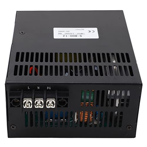 Fuente de alimentación conmutada ajustable, fuente de alimentación CC, salida paralela, disipación de calor eficiente 800 W para motores industriales (Generickho3wq07ix-11)