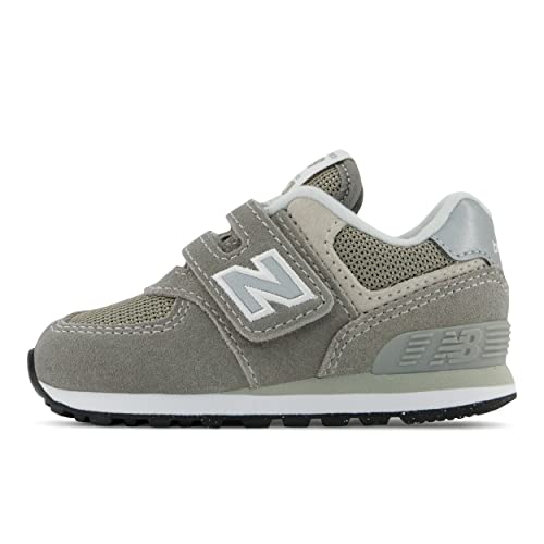 New Balance 574, Basket Bébé garçon, Gris, 17 EU