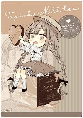 Amazon イロドルチェ 09 タピオカミルクティー バレンタインver 描き下ろし キャラクリアケース アニメ 萌えグッズ 通販