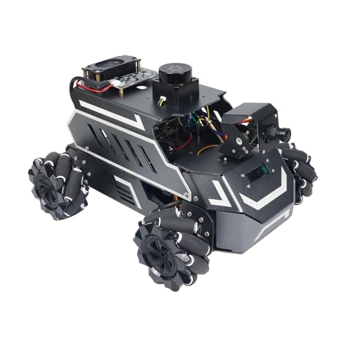 Image of Yahboom ROS2 Smart Car,Raspberry Pi5-8GB Rosmaster M1 Multimodal AI Vision Large Model, SLAM Navigation Programming, Mecanum Wheels Robot (Standard Ver with Pi5-8GB)