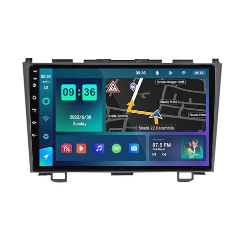 Autoradio tactile 9 pouces résolvant la navigation et les appels mains libres sur Honda CR-V