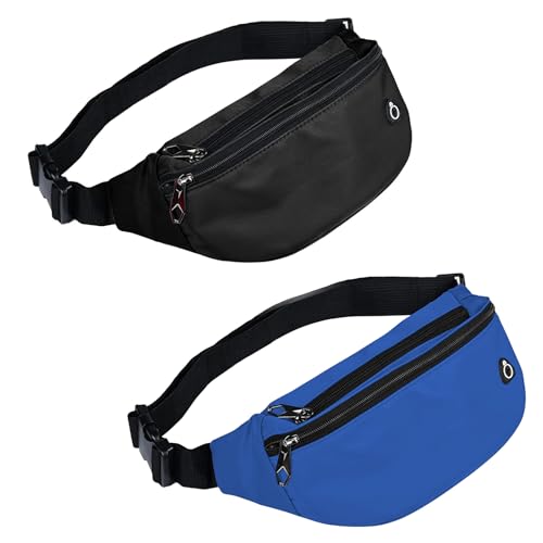 Fanny Pack for Men Women, Waterproof Sports Waist Bag Pack, Belt Bag for Travel Hiking Running