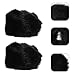 Abaodam Faux Fur Wrist for Women Winter Warmers Fluffy Soft Warm Wristbands Fashionable Cold Weather Accessory Black Faux Fox Fur Sleeve
