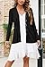 ULTRANICE Black Cardigan Sweaters Womens Fashion Trendy 2024 Lightweight Long Sleeve Knitted Casual Cardigans Tops Clothes Outfits with Pockets(Black,L)