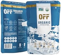 Organic Monk Fruit Sweetener White Sugar Replacement, Kosher, Non GMO, 12oz Bag