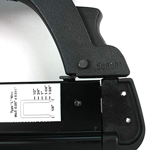 Air Locker Ns150A 18 Gauge 1/2 Inch To 1-5/8 Inch Long, 1/4 Inch Narrow Crown L Wire Stapler #TOP5