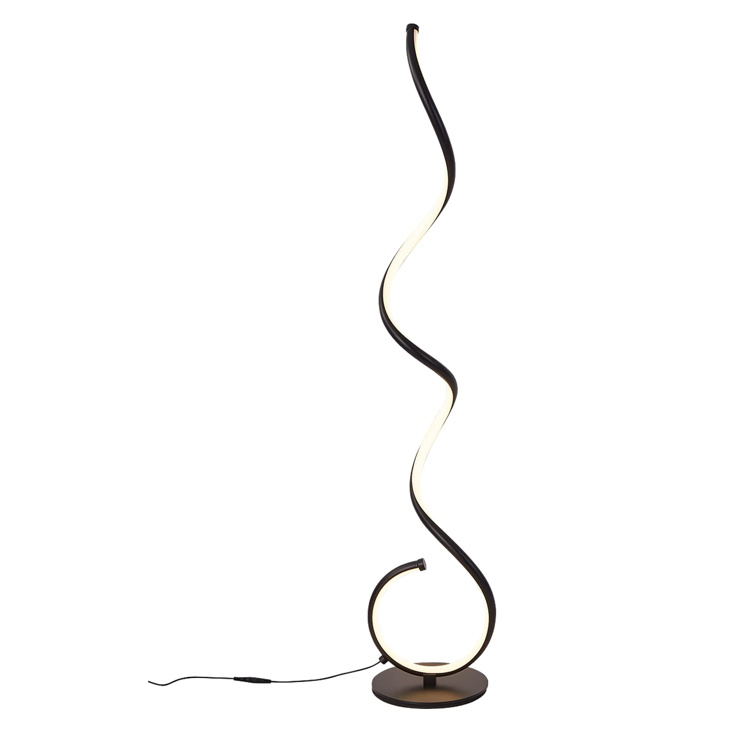 LED Stehlampe Wohnzimmer 120CM 48W Stehlampe Dimmbar Modern Stehlampes,1H Timer & Memory Funktion,3500K-6000K Stehleuchte Dimmbar mit Fernbedienung Standlampe LED für Schlafzimmer, Büro