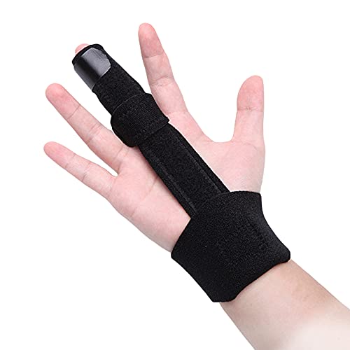 FITTOO Bequeme Fingerschienen - Zeige-, Mittel-, Ring- und Schwanzfinger, Fingerauflage mit Aluminiumschiene, Schmerzlinderung, Arthritis, Sehnenscheidenentzündung, Hohe Verstellbarkeit Cover