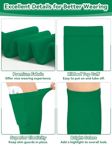 Image of Olreco Kids Soccer Socks Toddler Baseball Socks 3D Heel Youth Softball Sock for Girls Boys Football Accessories Cotton