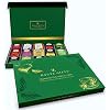 Tea Bags Sampler Assortment Variety Pack Gift Box 45 Count Tea Bags & 10 Honey Sticks - Perfect Variety - English Breakfast, Green, Black, Herbal, Chai Tea and more (Green)