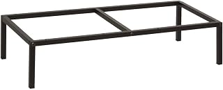 5 five simply smart 5five – Mix'N'Modul Regalfuß – Schwarz – 67,5 x 29 cm – Metall – Für individuelle Aufbewahrungslösungen, Wohnzimmer, Büro