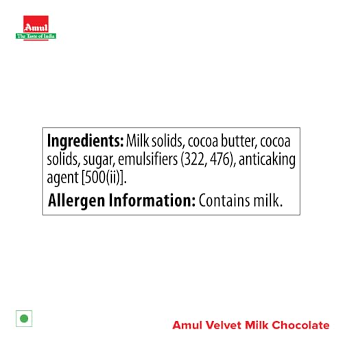 Image of Amul Velvett Milk Chocolate150 g(Pack of 3)