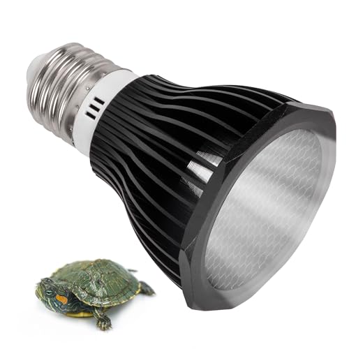 Jugbuy UVB Reptile Light Bulb 5.0, 5W LED High Intensity UV Replacement Lamp Bulbs for Tropical Reptiles Bearded Dragon Hermit Crab Turtle Leopard Gecko Tank Chameleons Iguanas Snake - 1 Pack