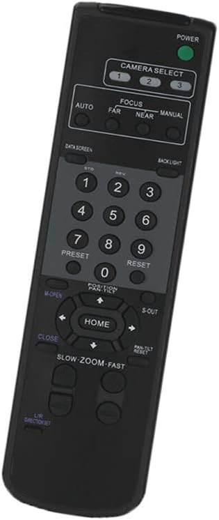 Replacement Remote Control Replace for TV/Audio/Projector for Sony SRG-300SE SRG-301SE SRG-360SHE HD Color Video Camera