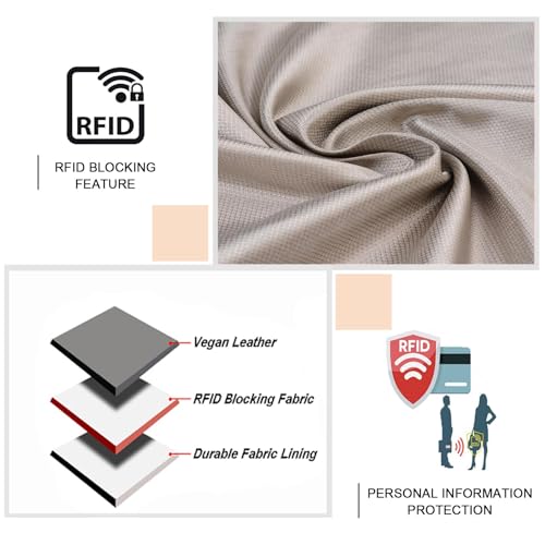 Ateeky Wallet Case For Iphone 12 And Iphone 12 Pro,[Rfid Blocking] 3 Card Holder Stand With Credit Card Slot Pu Leather Magnetic Protective Flip Cover For Iphone 12/12 Pro thumb #3