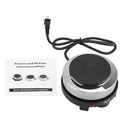 Nikou Portable Mini Stove, 500W Small Electric Hot Plate, Hot Burner Cooktop