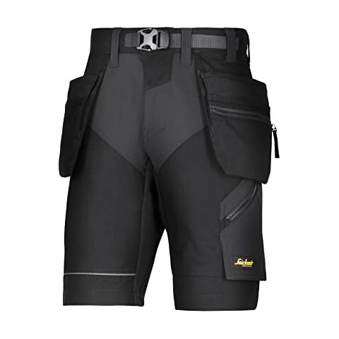 Snickers FlexiWork Black Shorts Size 52 Cover