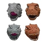 Raymond Geddes Dino Head Stress Ball - 12 Squeeze Balls Per Pack - Dino Squishy Toys for Kids