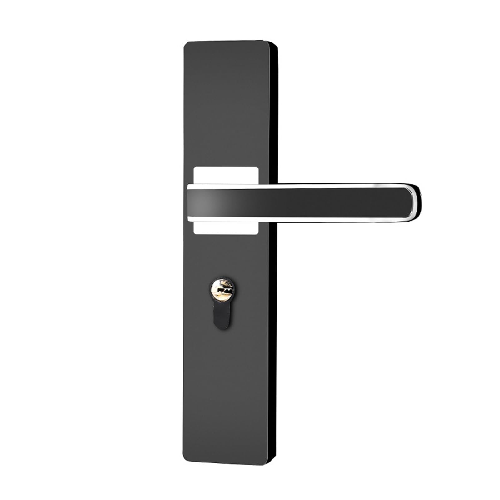 Serrure de porte intérieure en bois moderne et poignée silencieuse de chambre