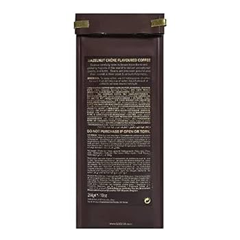 コーヒー GODIVA HAZELNUT CREME GROUND COFFEE Godiva Hazelnut Crème Ground Coffee Medium Roast, 284 g