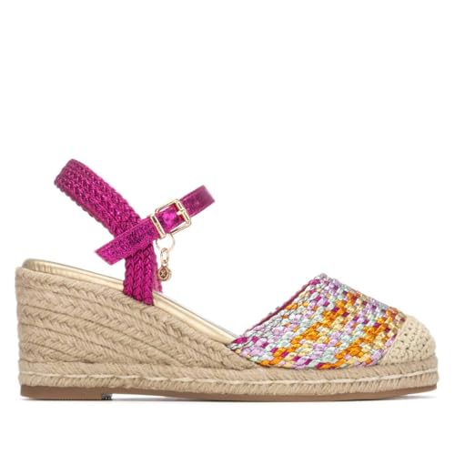 XTI - Alpargatas Mujer Multicolor - Calzado Cómodo y Versátil - Moda casual - Modelo 14545502 (Talla 39)
