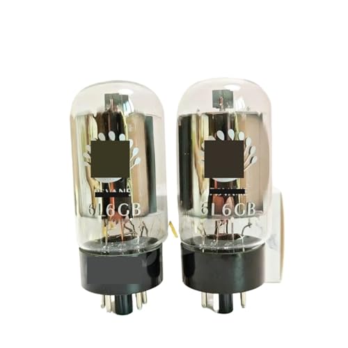 LHXEQJAM 6L6GB Vacuum Tube Replaces 5881 6L6G 6CA7 EL34 6P3P Audio Tube Amplifier kit(2PCS 6L6GB)