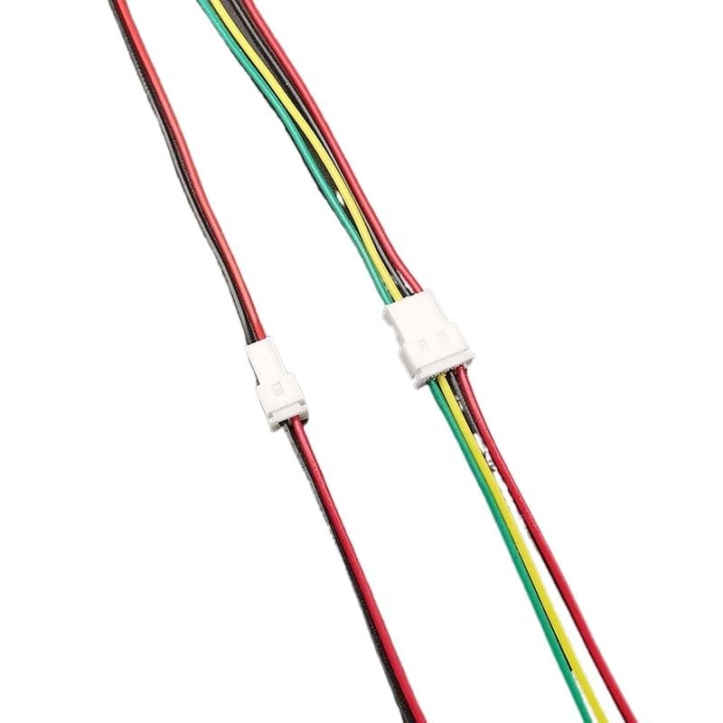 Lot de 5/10 paires de connecteurs de fils mâles femelles 1,25 mm 2P/3/4/5/6 broches J+ST JA-CK Longueur 10 cm (5 paires, 2 broches)