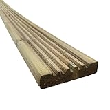 Pressure Treated Decking Board 100mm x 22mm (95mm x 19mm) (Pack of 25) (3.0m Lengths)