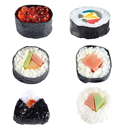 LONG XIN SERIES 6 Pcs Fake Sushi Prop for Restaurant Display
