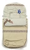 Medidas: 83 cm x 43 cm Saco polipiel universal para silla de paseo ligera Serie polipiel cinta color beige