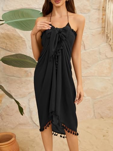 Image of QIANXIZHAN Women's Swimsuit Cover Up,Beach Sarong Wrap Bottom Coverup