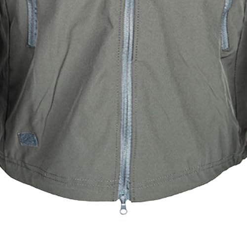 Veste softshell à capuche homme légère noire protégeant du vent