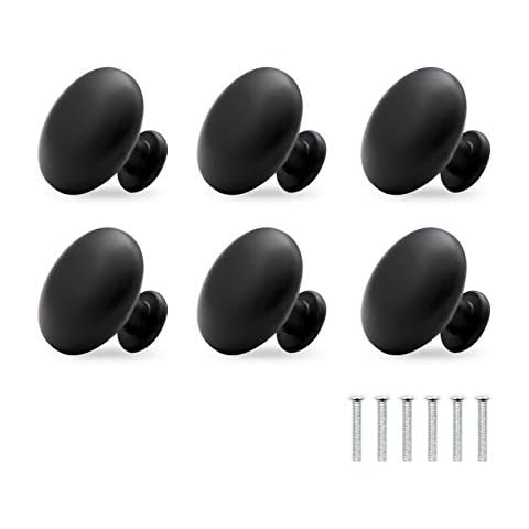 NA Pomo para Armario Redondo, 30mm Tiradores de Armario Tirador para Cajón Cover