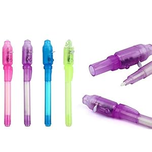 Onzichtbare inkt Pen – Spy Pen met UV Licht voor Kid, Party Bag Fillers