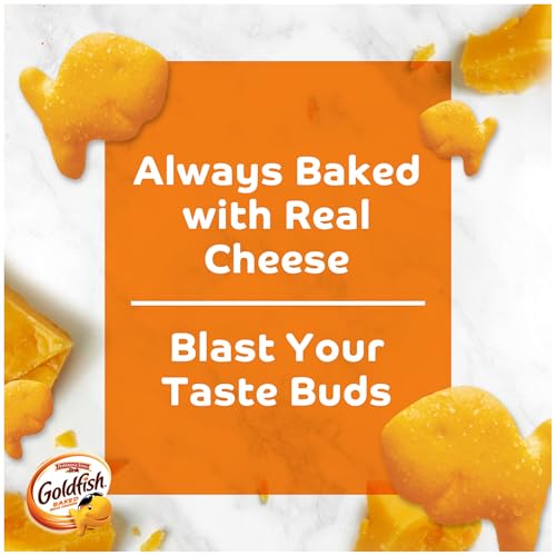 Image of Goldfish Bold Mix Variety Pack Snack Crackers, 1 oz Snack Packs, 30 Ct Box